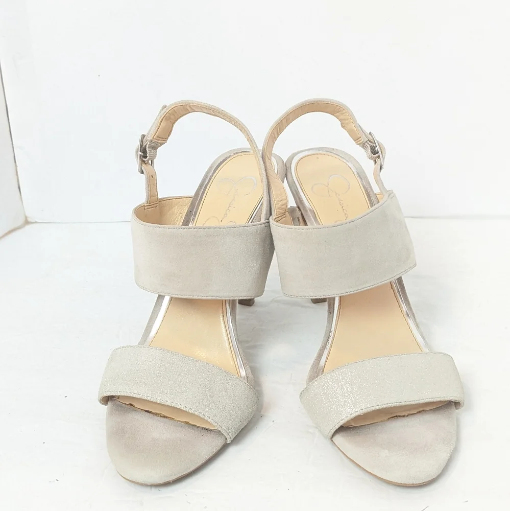 Jessica Simpson suede sandal heels - Picture 6 of 16